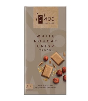 Bio čokolada iChoc nugat z lešnikom