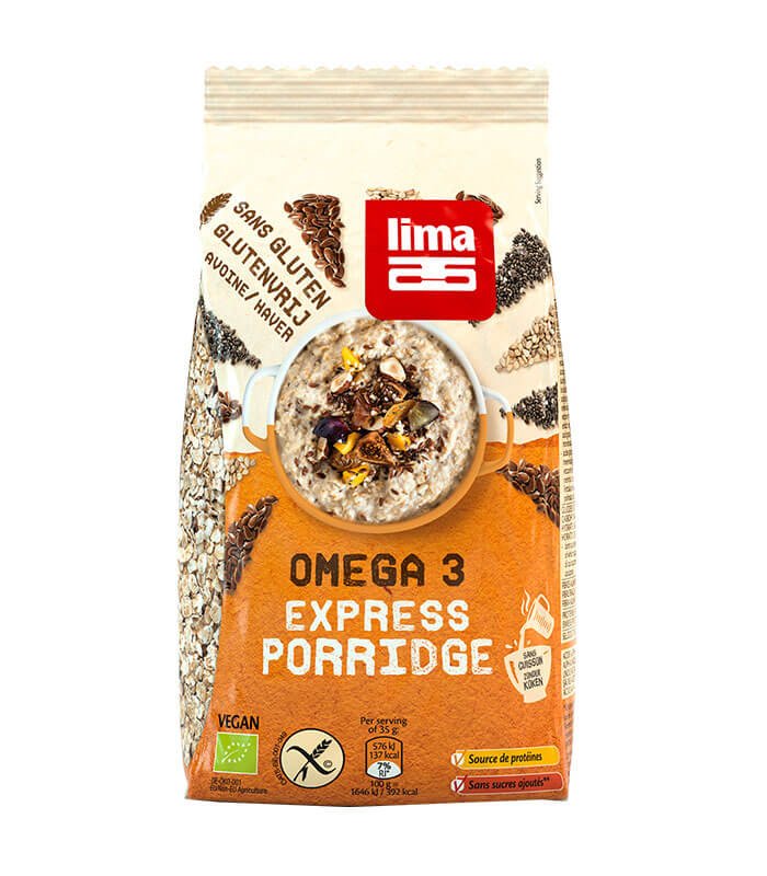 Lima bio ovsena kaša z omega 3, 350g