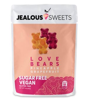 Jealous Sweets Love Bears Ananas in Grenivka, veganski žele medvedki