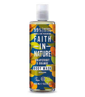 Faith in Nature gel za prhanje grenivka in pomaranča