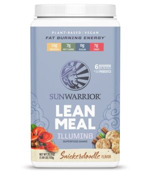 Sunwarrior Lean Meal mešanica za pripravo nadomestka obroka z okusom piškotka