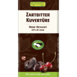 Rapunzel bio kuvertura iz temne čokolade, 200g