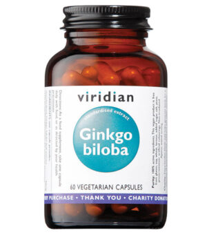 Viridian Ginko Biloba ekstrakt, 60 kapsul