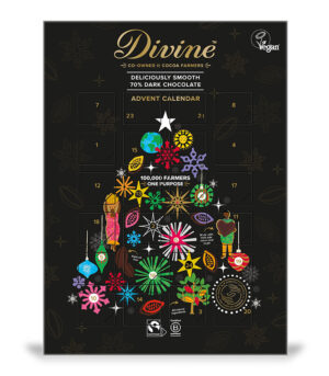 Divine adventni koledar s temno čokolado
