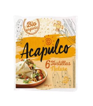 Acapulco ekološke pšenične veganske tortilje