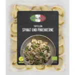 Pasta Nuova bio veganski tortelini s špinačo in pinjolami