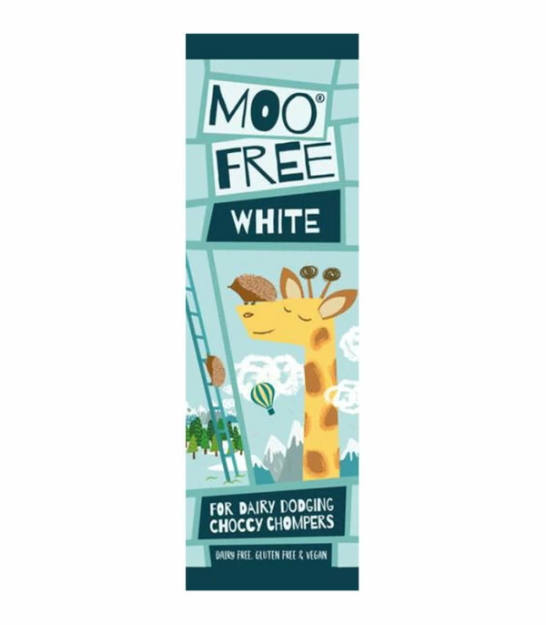 Moo Free bela čokoladica