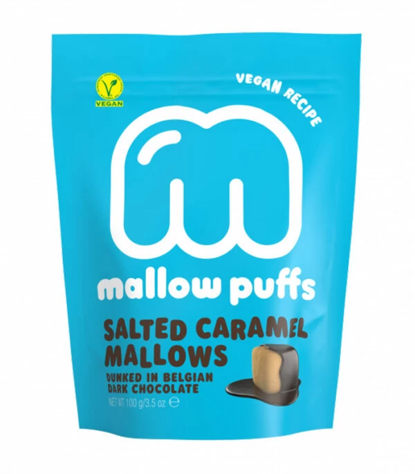Mallow Puffs slana karamela penice v čokoladi