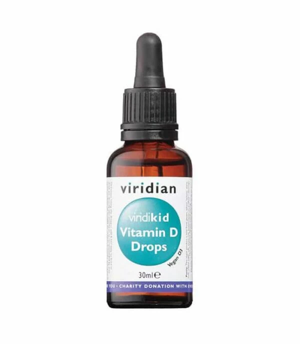 Viridian Vitamin D3 kapljice za otroke