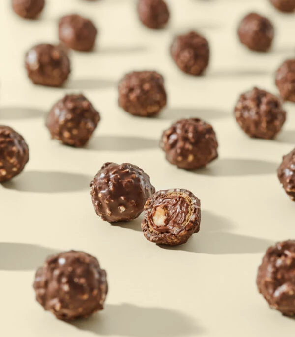 LoveRaw čokoladne kroglice z lešniki - veganski ferrero rocher