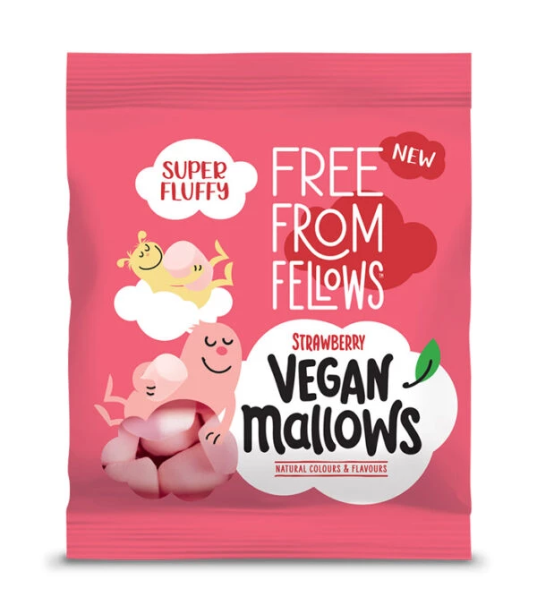 Free From Fellows veganski Marshmallowsi (penice) z okusom jagode