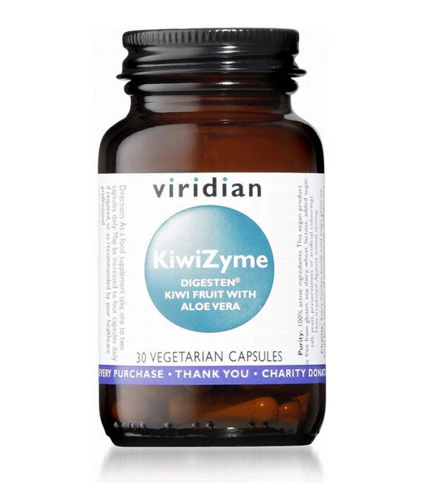 Viridian KiwiZyme encimi kivija, 30 kapsul