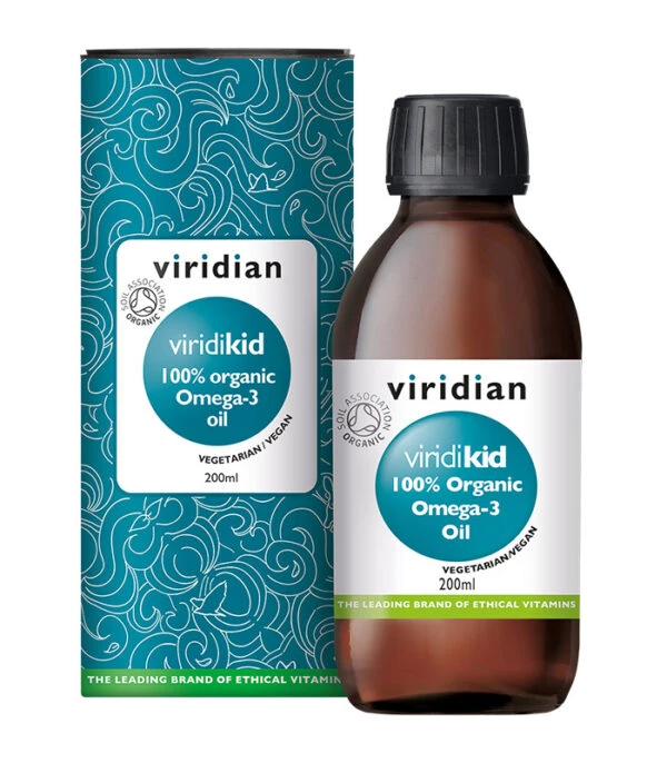Viridian ekološko omega-3 olje za otroke, 200ml