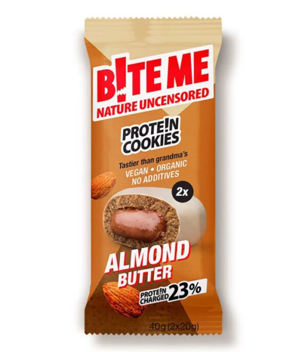 BiteMe Protein Cookies Almond Butter, 40g