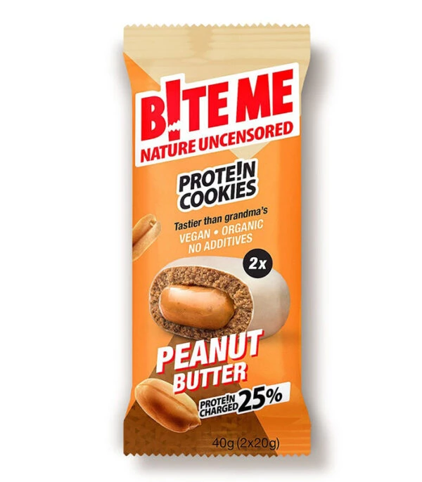 BiteMe Protein Cookies Peanut Butter, 40g